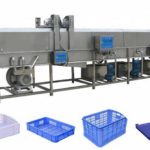 High-Pressure Water Spray Potato Plastic Basket Washing Machine
